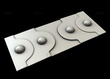 Horisontal panel (PG_0312) 3D model for CNC machine